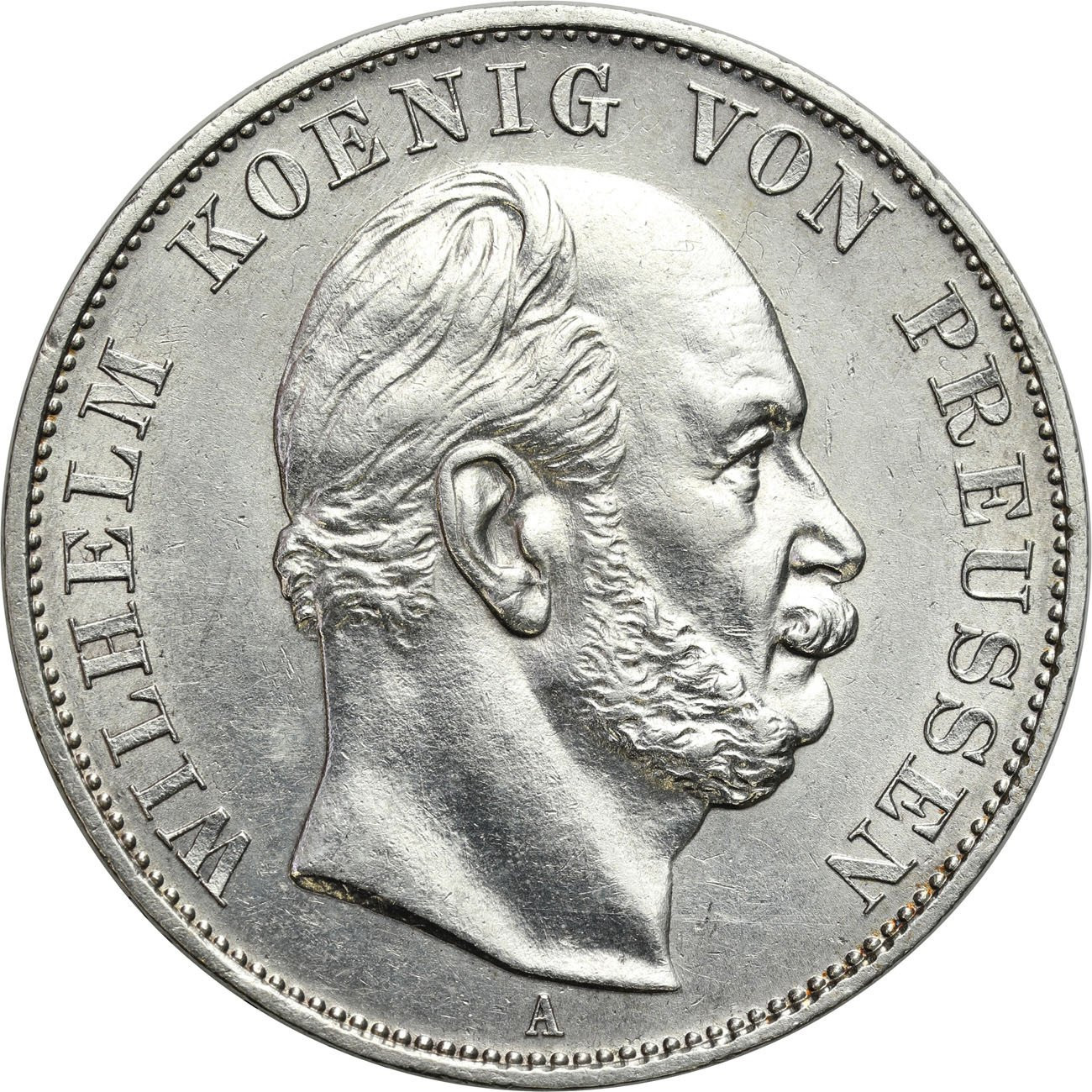 Niemcy, Prusy. Wilhelm I (1861–1888). Talar - Siegestaler 1871 A, Berlin 