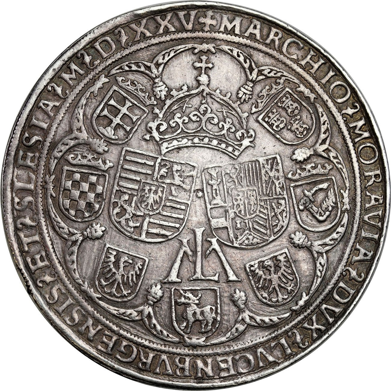 Węgry. Ludwig II. (1516-1526). 1 1/2 Schautaler (talara) 1525, Kremnica - RZADKOŚĆ