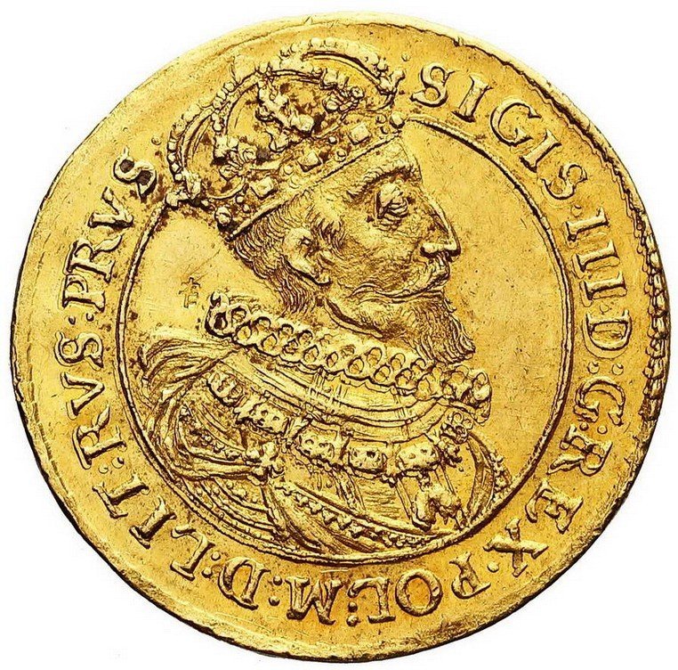 Zygmunt III Waza. Donatywa wagi 2 dukatów 1631, Gdańsk