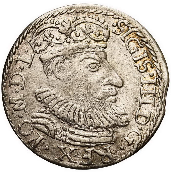 Zygmunt III Waza. Trojak 1592, Olkusz