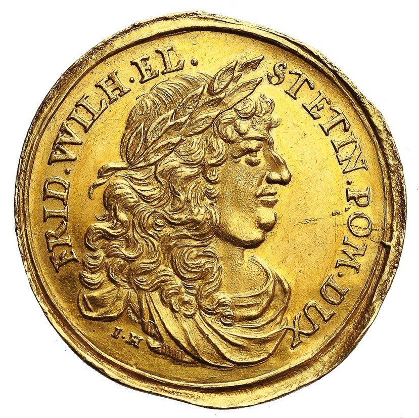 Pomorze. Dwudukat 1677, zdobycie Szczecina