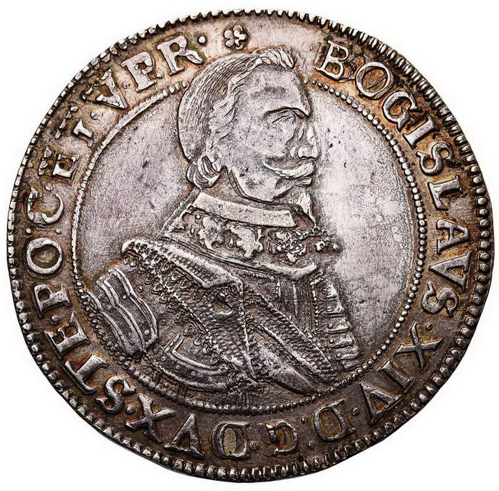 Powiązane z Polską. Pomorze, Bogusław XIV. Talar 1631, Szczecin