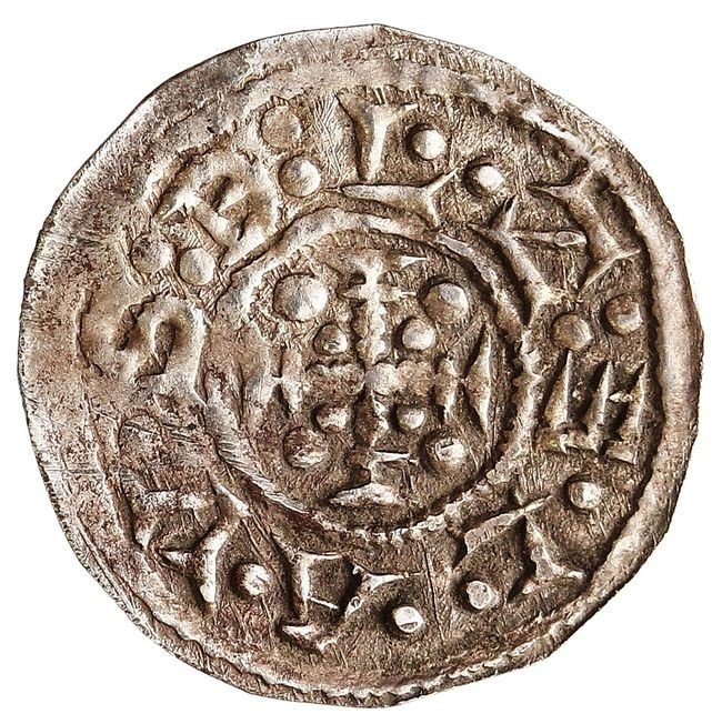Bolesław III Krzywousty (1102-1138) Denar majestatowy, 1107-1113, mennica Kraków