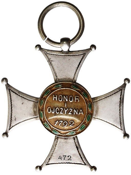 Polska. Krzyż Orderu Wojennego Virtuti Militari 5 klasy