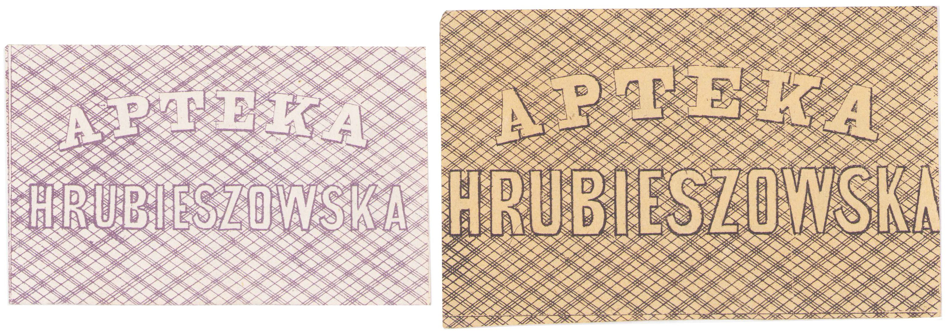 Hrubieszów Apteka, Zestaw 5 i 15 kopiejek srebrem 1861