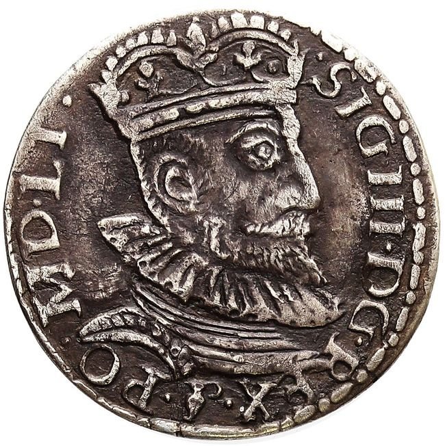 Zygmunt III Waza. Trojak 1593, Olkusz