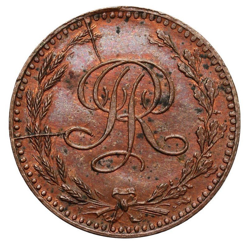 20 złotych 1924, monogram, PRÓBA 
