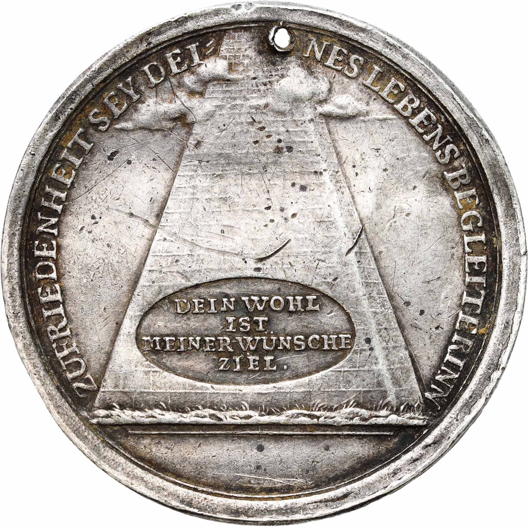Niemcy, Saksonia. Medal C. J. Krüger Jr., srebro