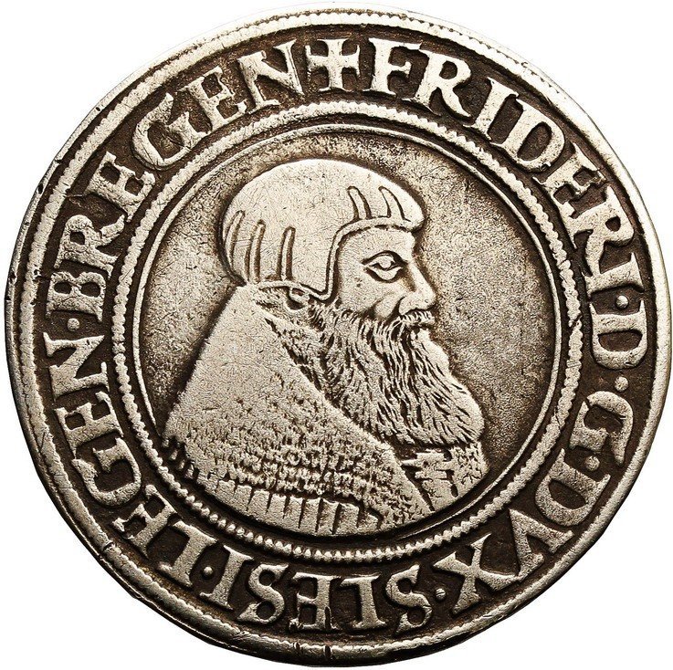 Śląsk, Legnica, Fryderyk II 1505-1547, Półtalar 1541, Legnica