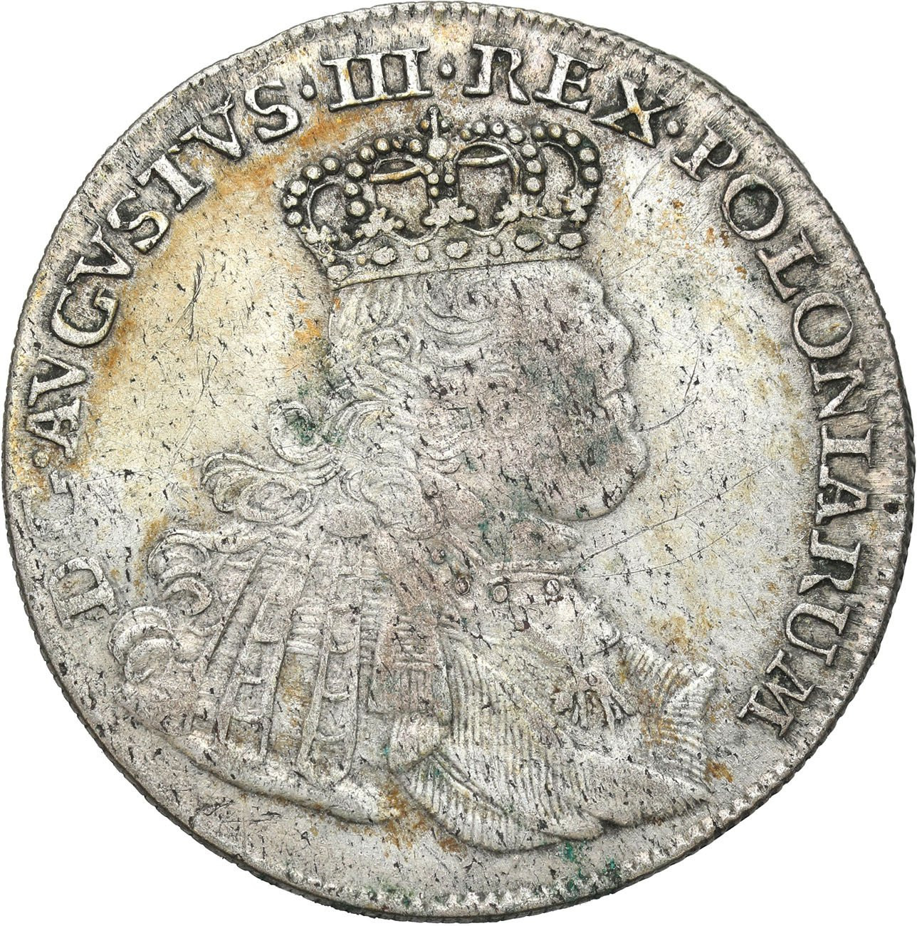 August III Sas. Ort (18 groszy) 1754, Lipsk