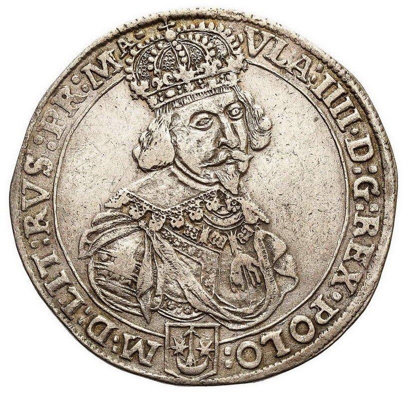 Władysław IV Waza. Talar 1644, Kraków