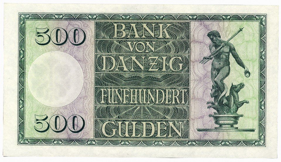 Wolne Miasto Gdańsk 500 guldenów 10.02.1924 