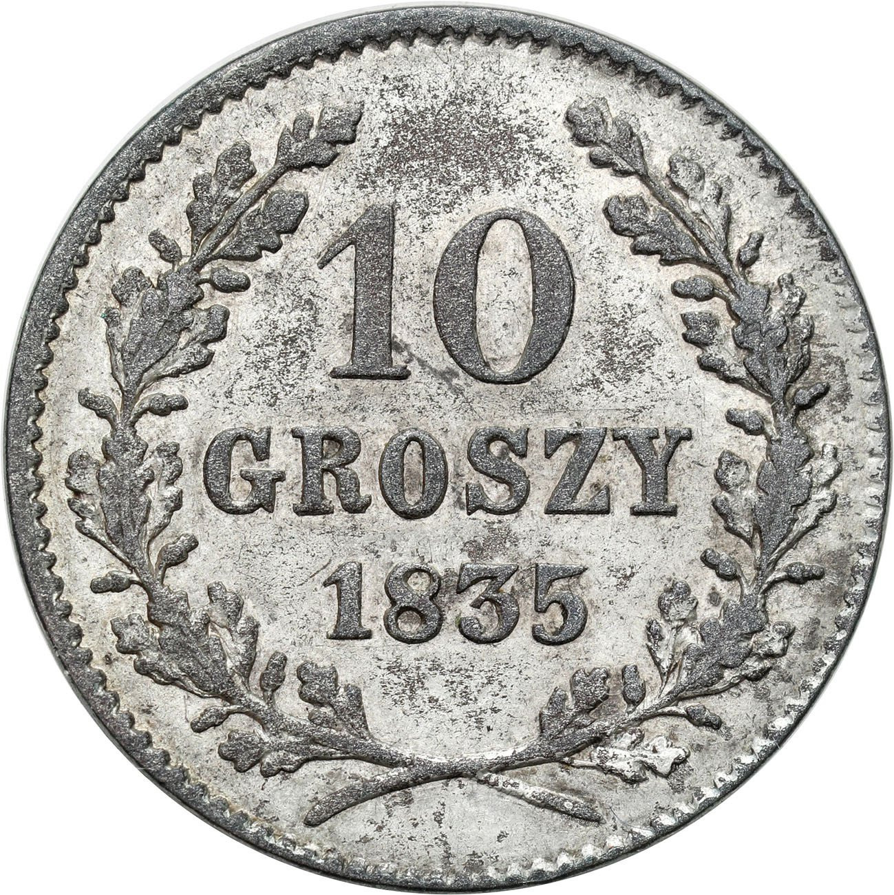 Wolne Miasto Kraków. 10 groszy 1835, Wiedeń