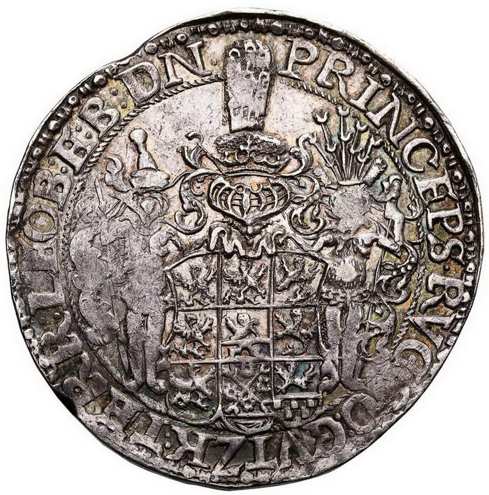 Powiązane z Polską. Pomorze, Bogusław XIV. Talar 1629, Szczecin