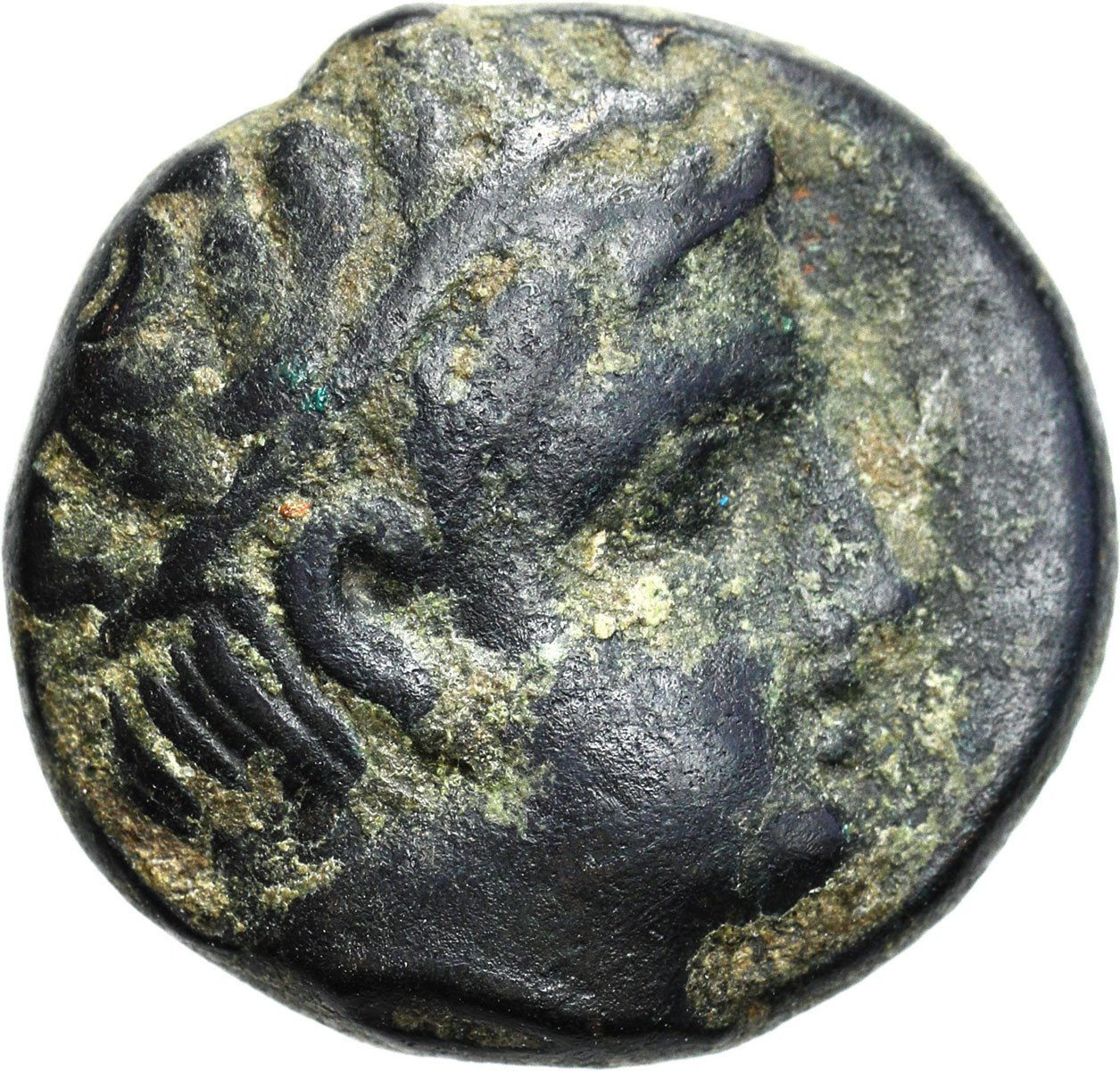 Grecja, Macedonia, AE 15 (half - unit) Aleksander III Wielki 336-323 p. n. e., Amfipolis lub Pella