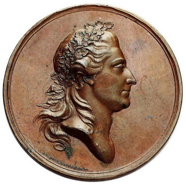 Stanisław August Poniatowski. Medal nagrodowy Komisji Edukacji Narodowej, bez daty (1774)