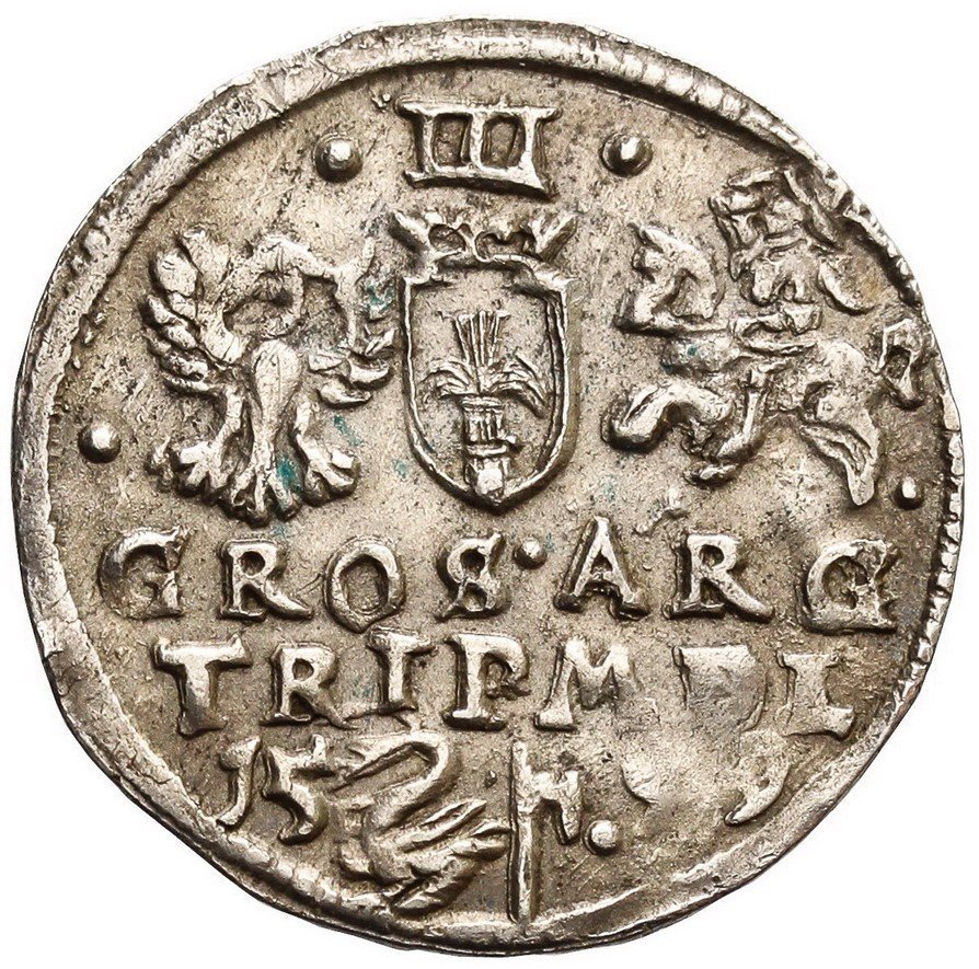 Zygmunt III Waza, Trojak 1599 , Wilno