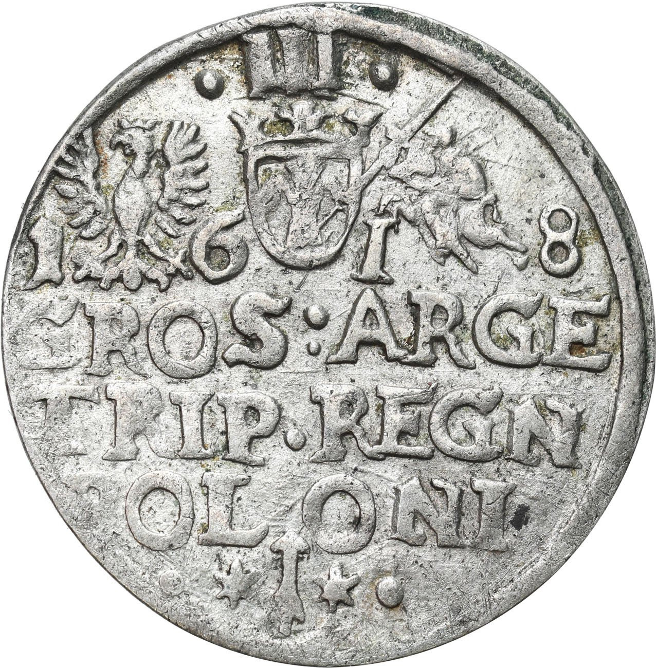 Zygmunt III Waza, Trojak (3 grosze) 1618, Kraków
