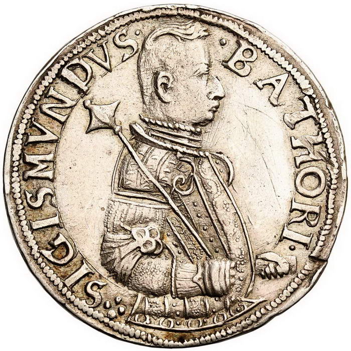 Siedmiogród (Transylwania). Zygmunt Batory 1581-1602, talar 1592, Nagybanya