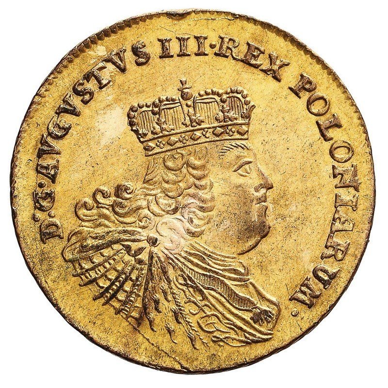 August III Sas. 5 talarów 1758 efraimek, Berlin