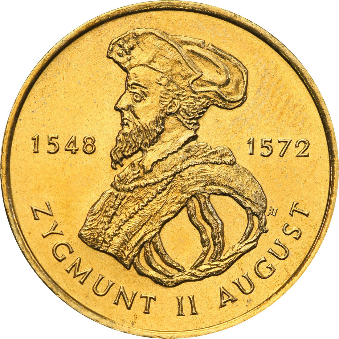2 złote 1996 Zygmunt II August - NAJRZADSZE 2 złote