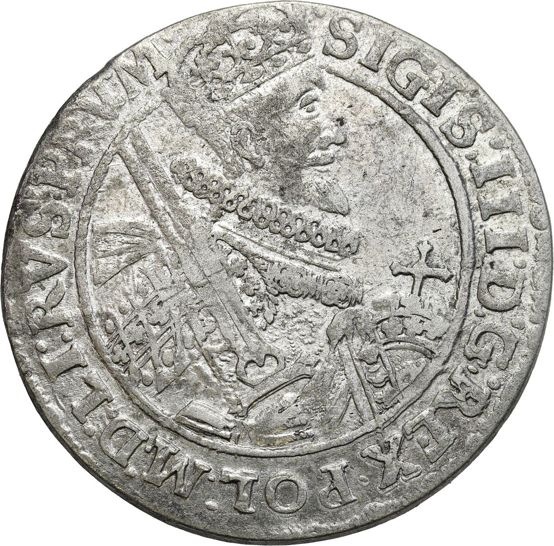 Zygmunt III Waza. Ort (18 groszy) 1621, Bydgoszcz