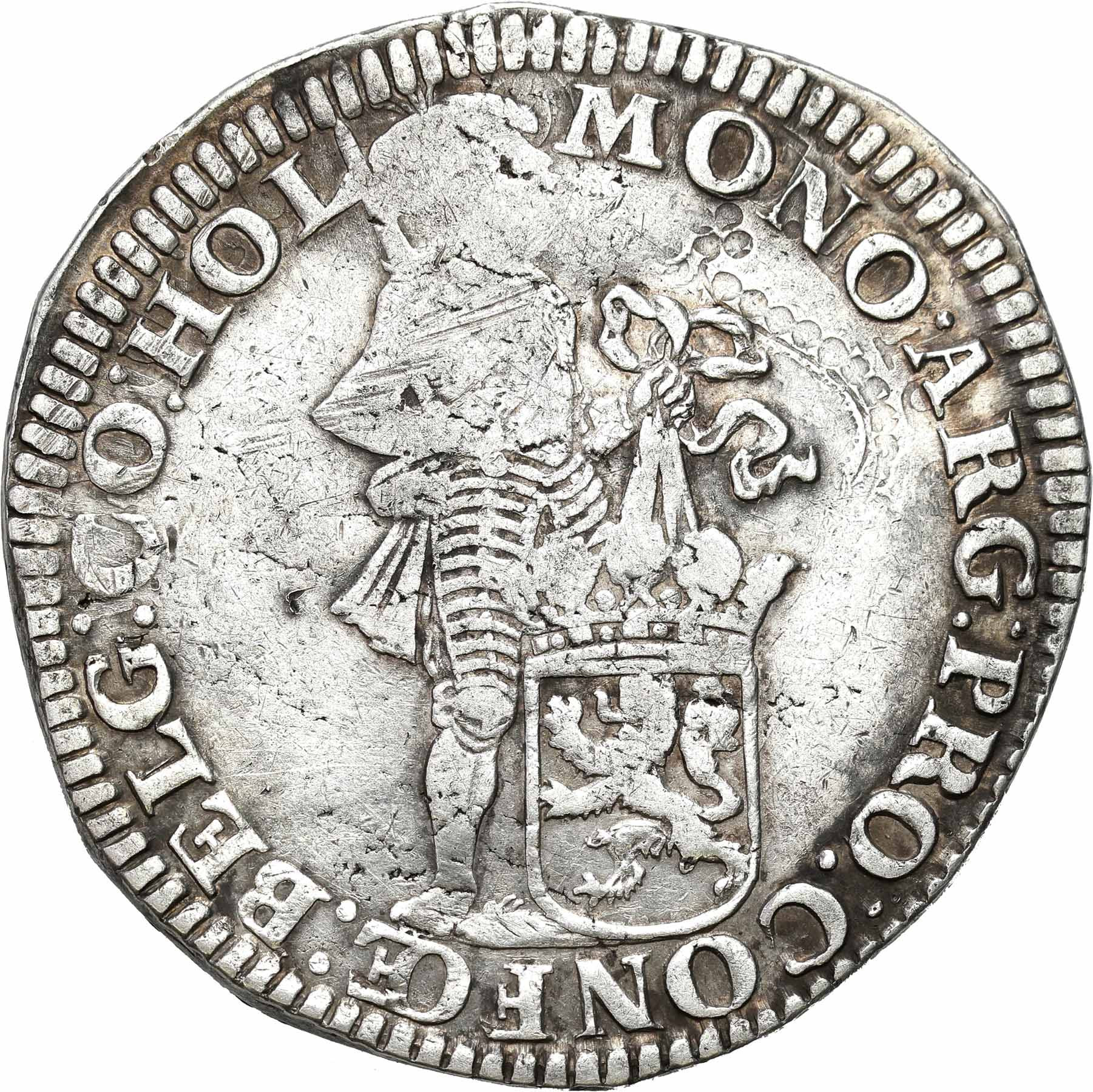Niderlandy, Holland. Talar (silverdukat) 1672 - przebitka
