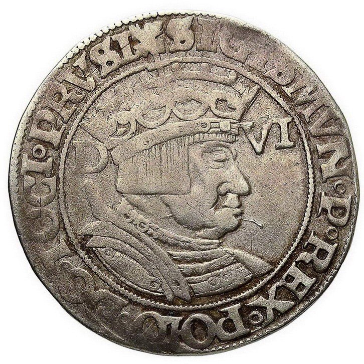 Zygmunt I Stary. Szóstak 1535, Gdańsk