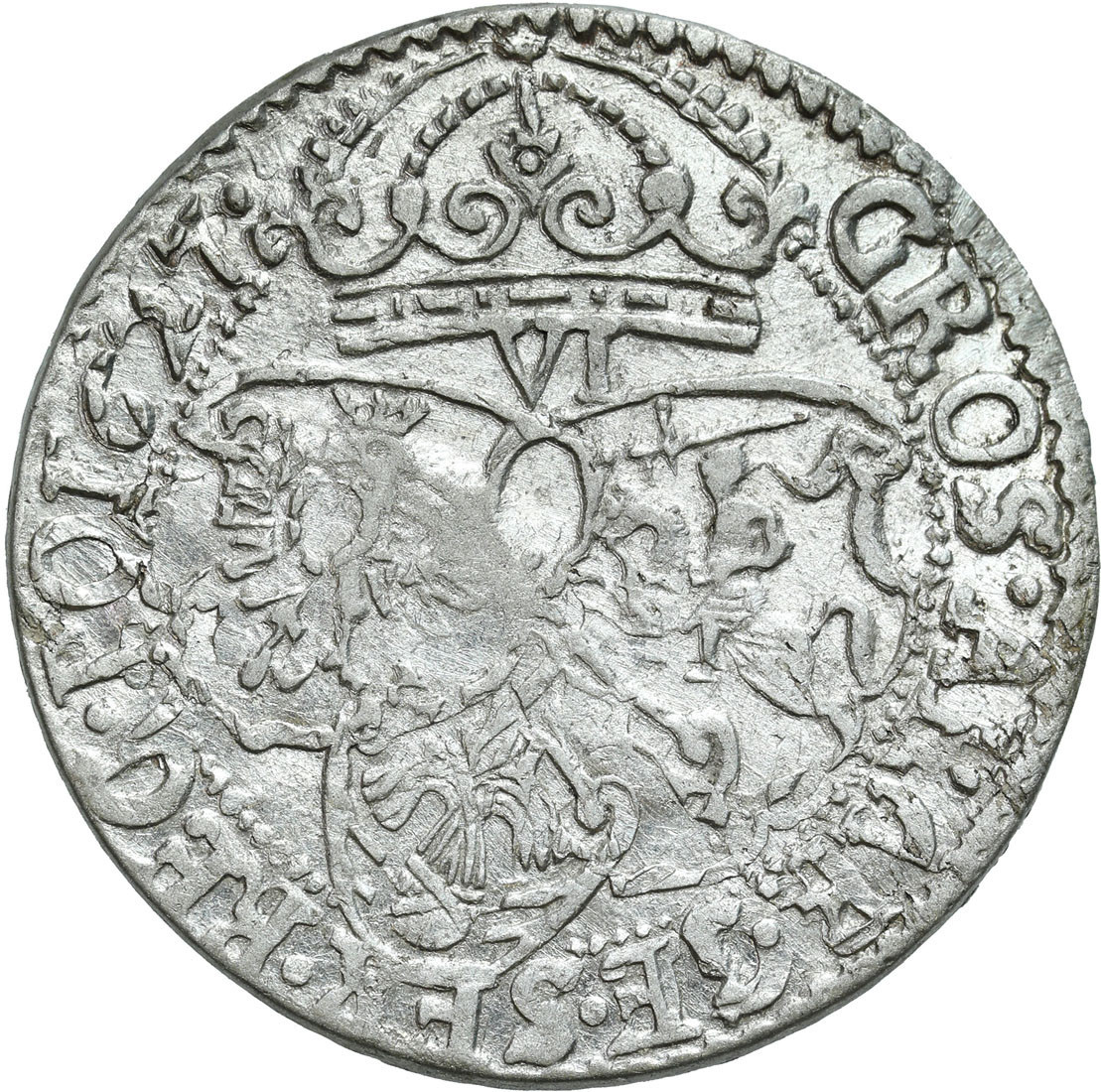 Zygmunt III Waza. Szóstak 1627, Kraków - ŁADNY
