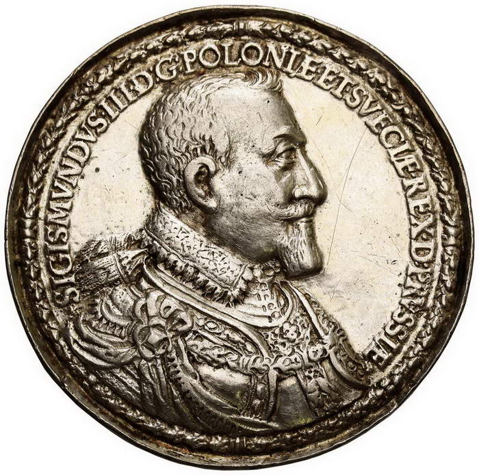 Zygmunt III Waza. Medal 1 1/2 talara, Gdańsk