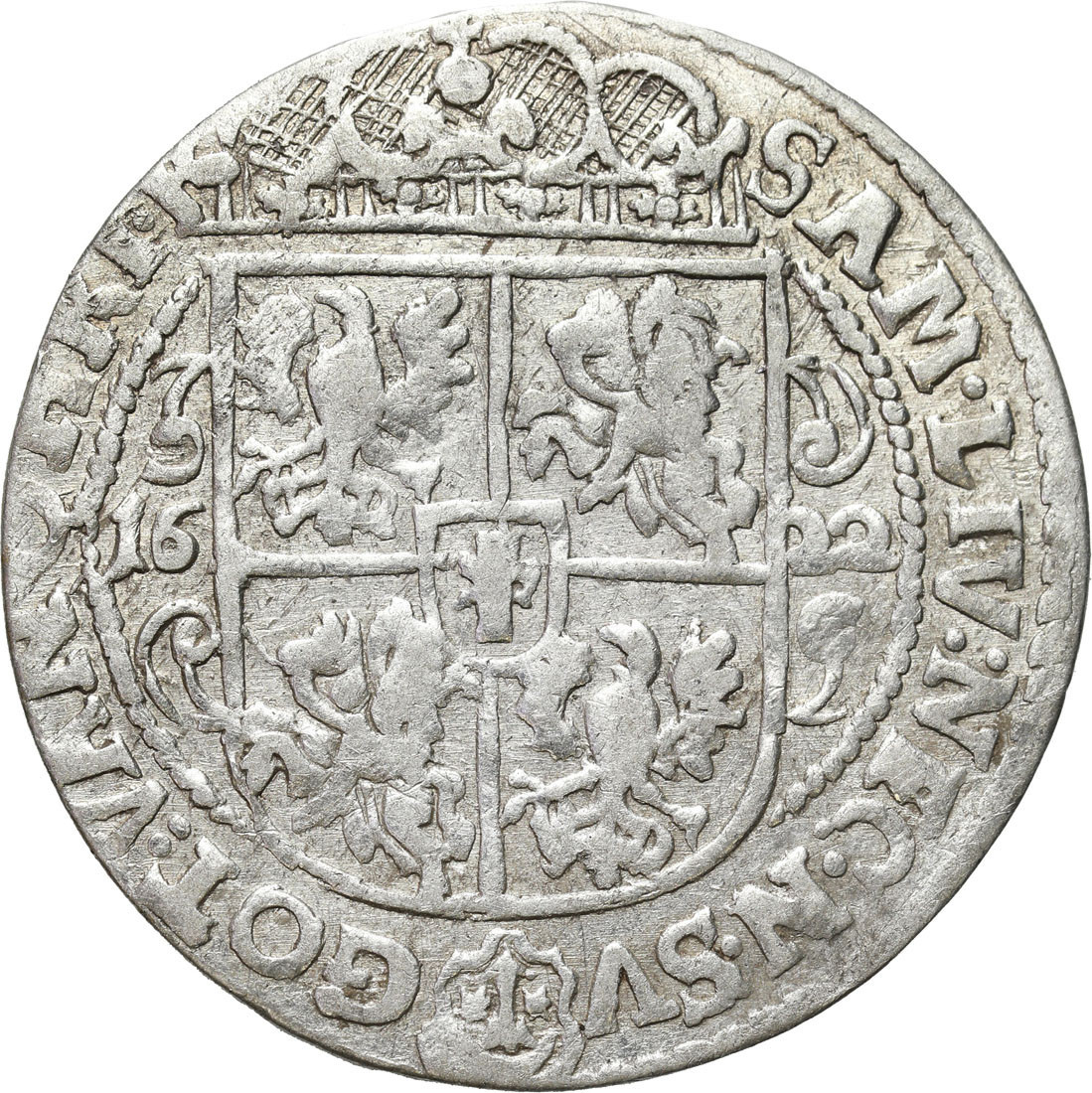 Zygmunt III Waza. Ort (18 groszy) 1622, Bydgoszcz 