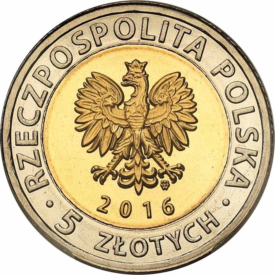 III RP. 5 złotych 2016 Zamek Książąt Pomorskich w Szczecinie PCGS MS68