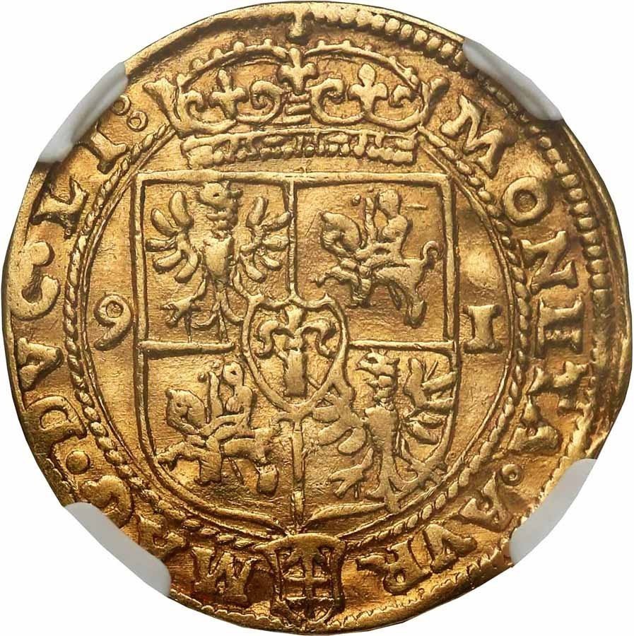 Zygmunt III Waza. Dukat 1591, Litwa NGC VF35 (MAX)