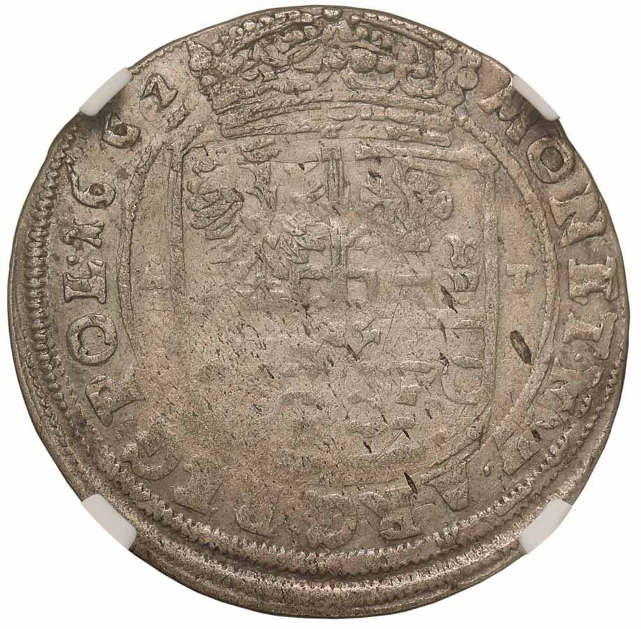 Jan II Kazimierz. Gulden (tymf, złotówka) 1661, Kraków NGC VF25 (MAX) UNIKAT?