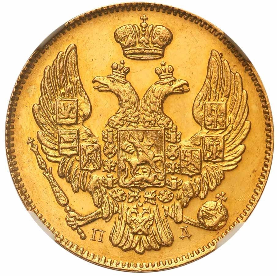 Polska XIX w. / Rosja. 3 Ruble = 20 złotych 1835 ПД, NGC MS61