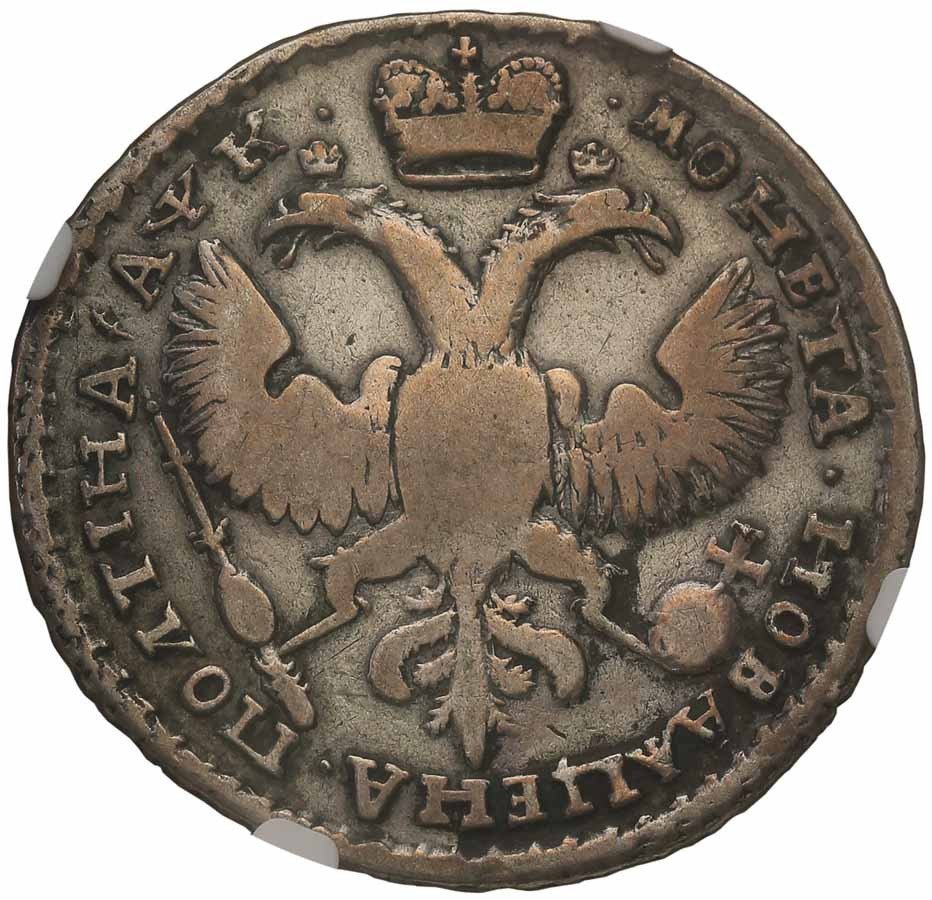 Rosja. Piotr l. Połtina (1/2 Rubla) 1720, Kadaszewski MD NGC F12