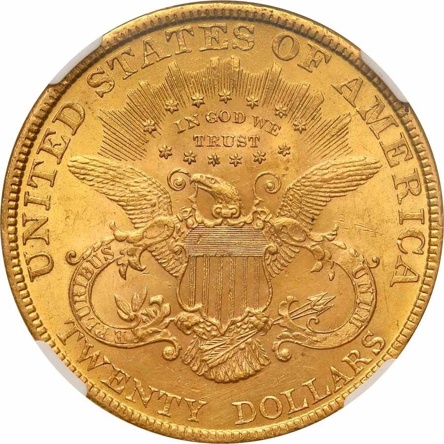 USA 20 dolarów 1894 Philadelphia NGC MS62