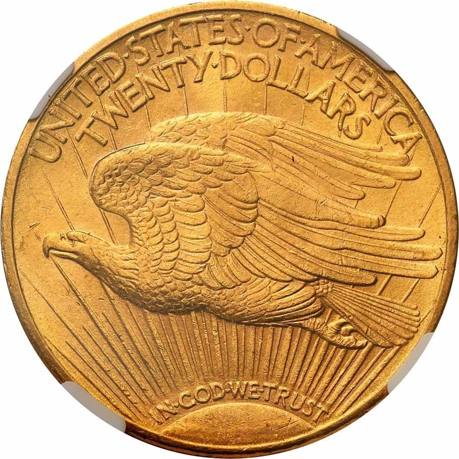 USA 20 dolarów 1914 S San Francisco NGC MS63