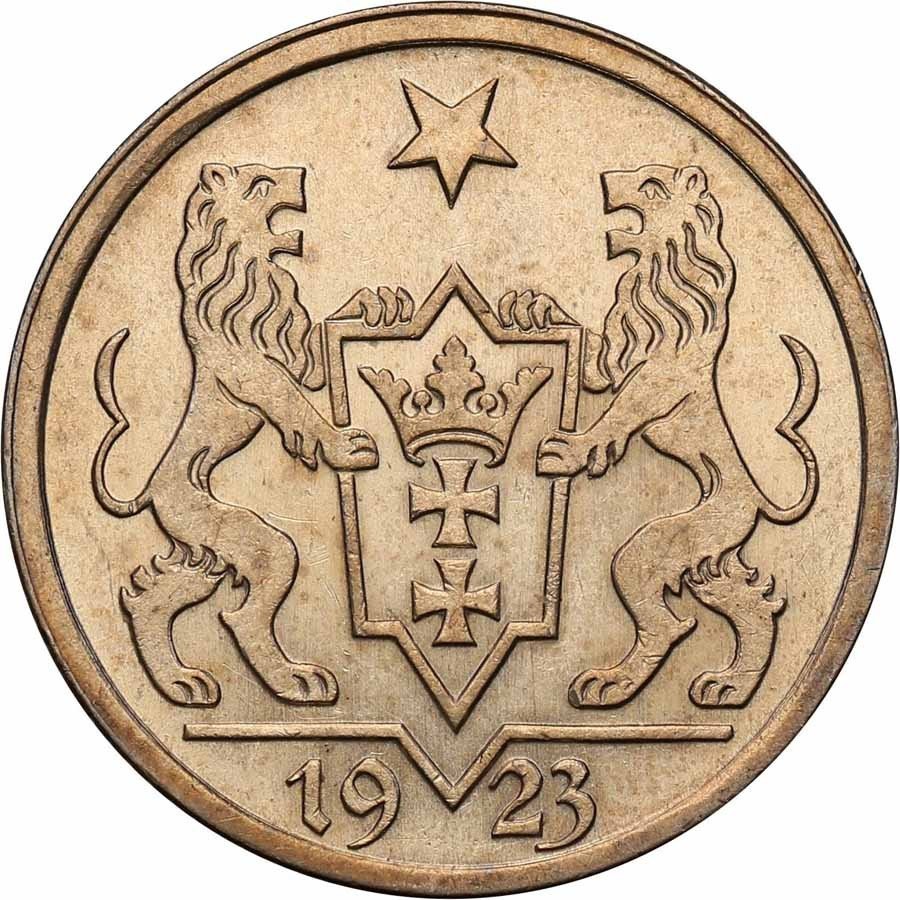 Wolne Miasto Gdańsk / Danzig. 1 Gulden 1923 PCGS AU55