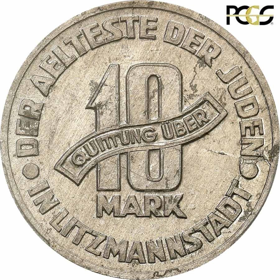 Getto Łódź. 10 Marek 1943 PCGS MS61