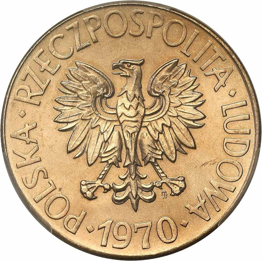 PRL. 10 złotych 1970 Kościuszko PCGS MS66