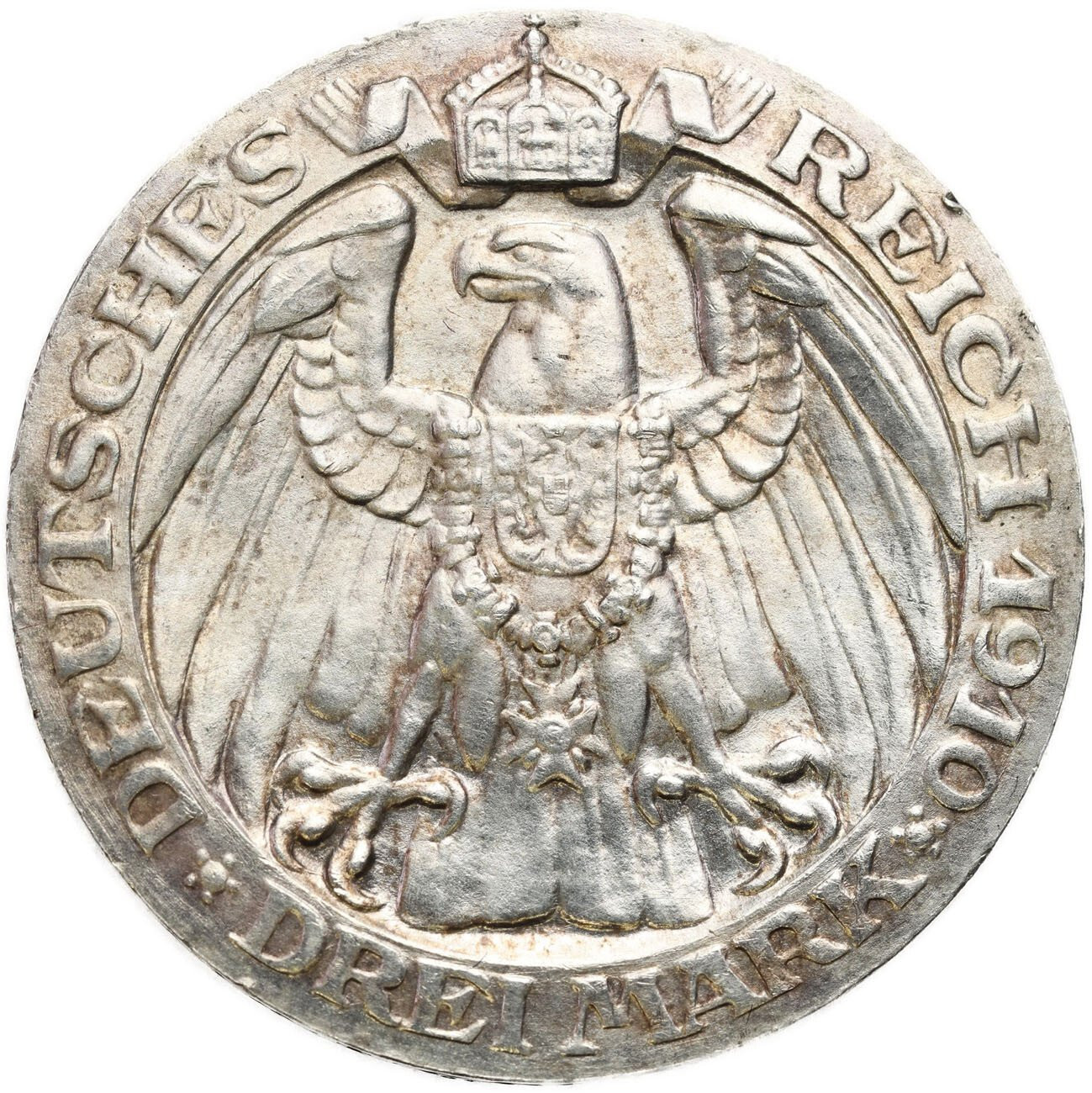 Niemcy, Prusy. 3 marki 1910 A, Uniwersytet Berlin