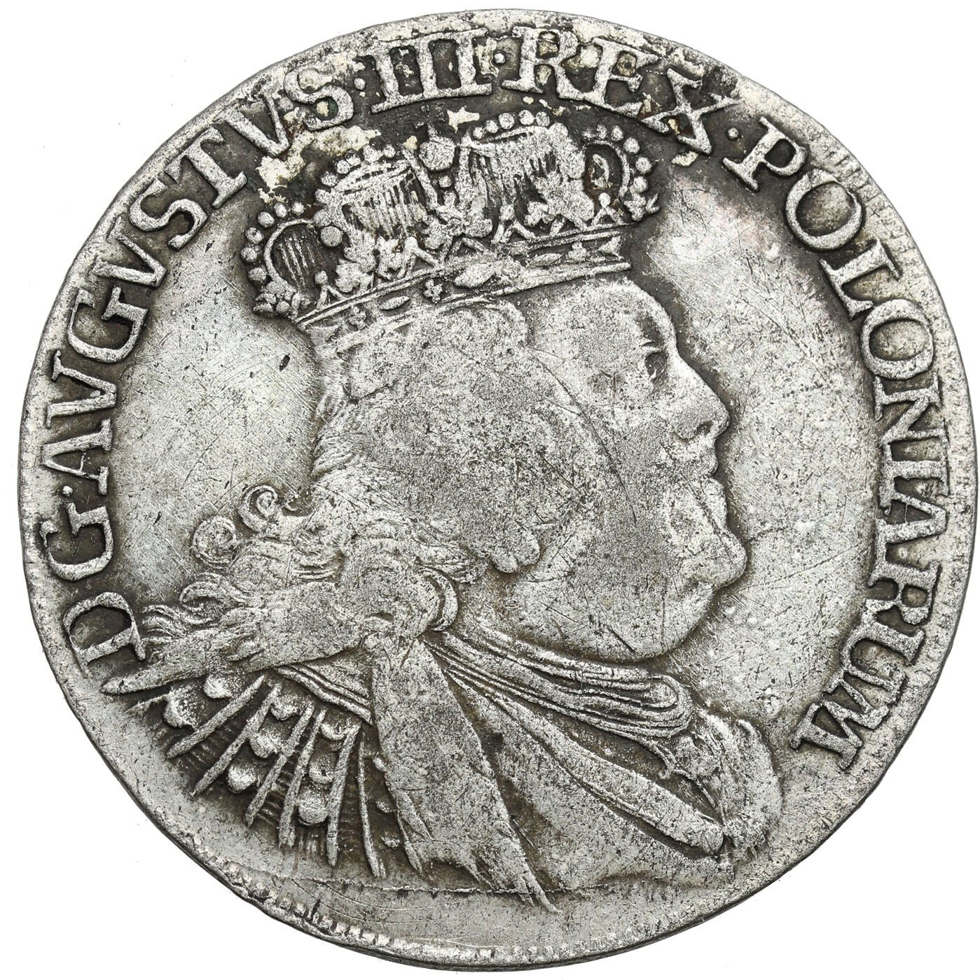 August III Sas. Szóstak (6 groszy) 1755 Lipsk