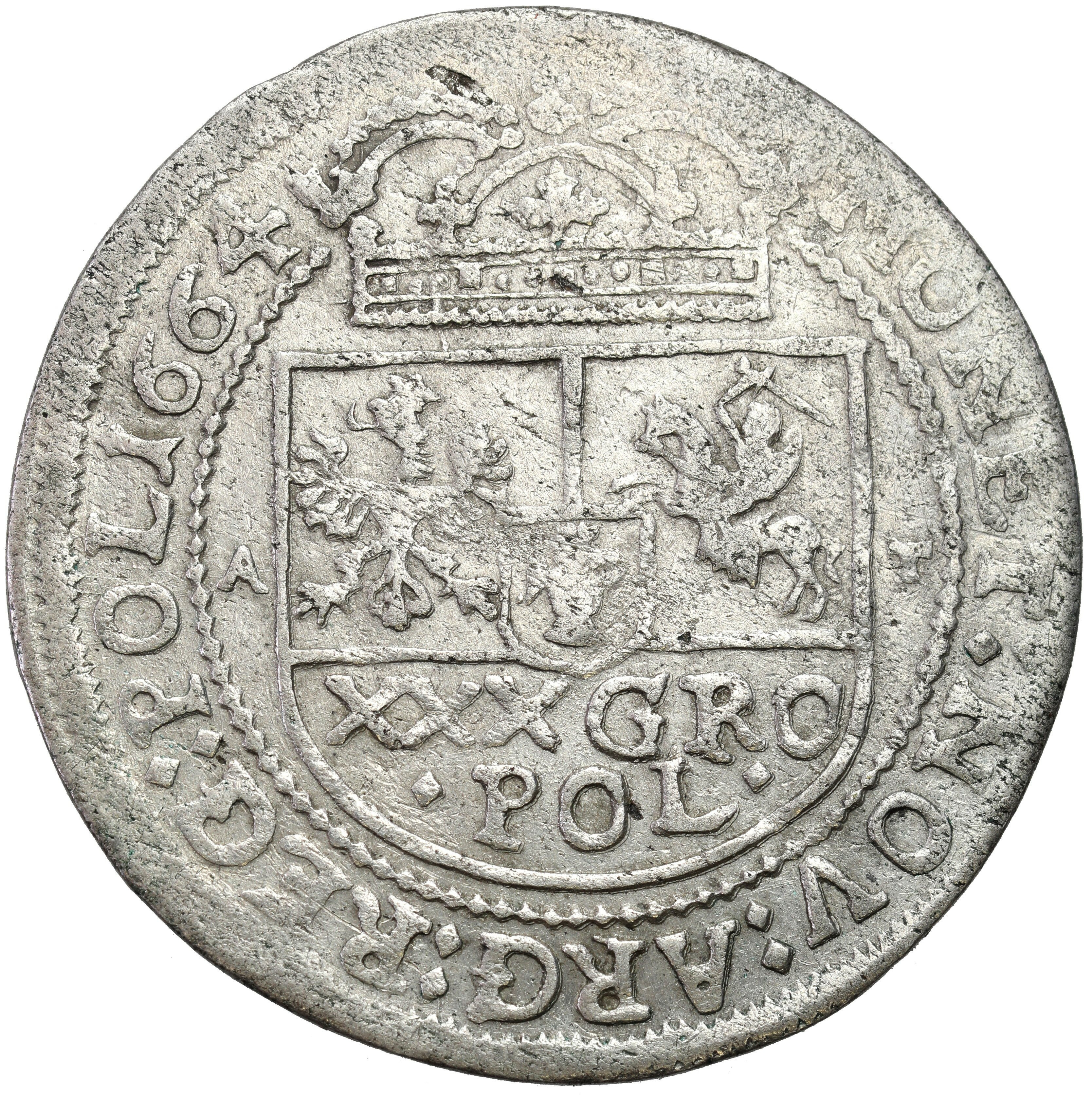 Jan II Kazimierz. Tymf 1664, Bydgoszcz