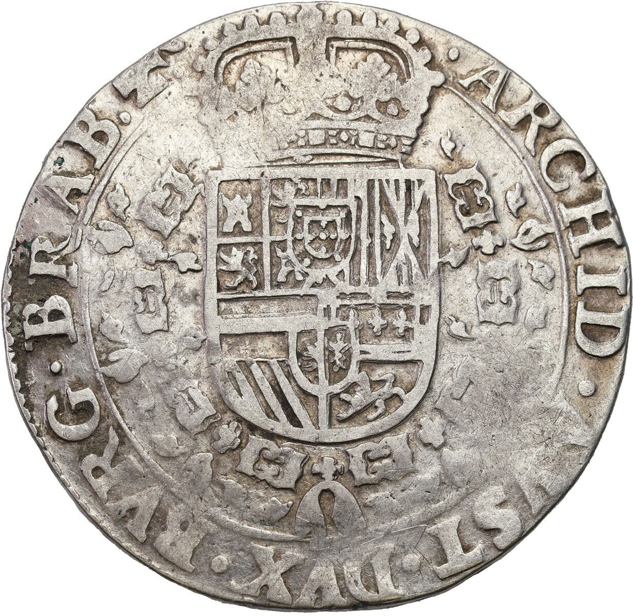 Niderlandy hiszpańskie, Filip IV (1621–1665). 1/2 patagona 1632, Antwerpia?