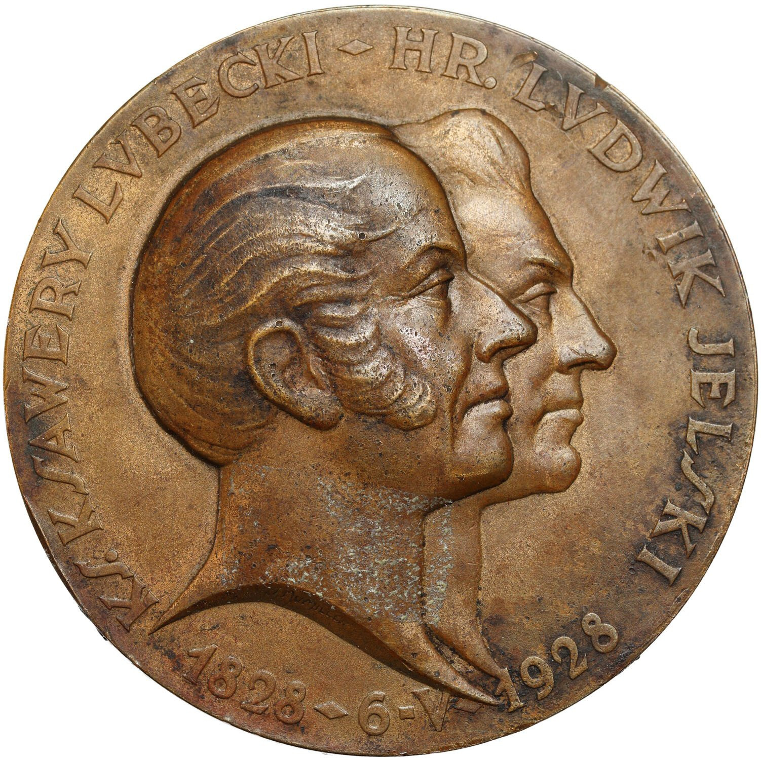 II RP medal 1928 stulecie Banku Polskiego