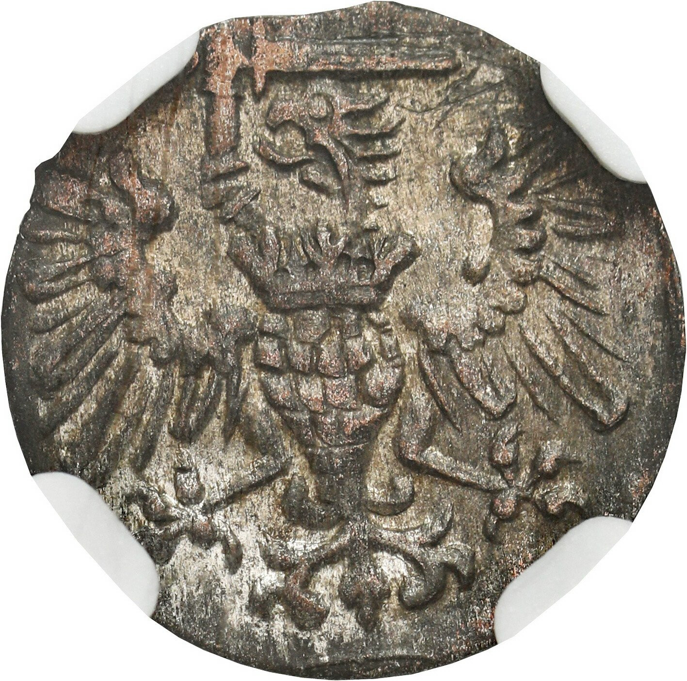 Bezkrólewie. Denar 1573 Gdańsk NGC MS64 - WYŚMIENITY