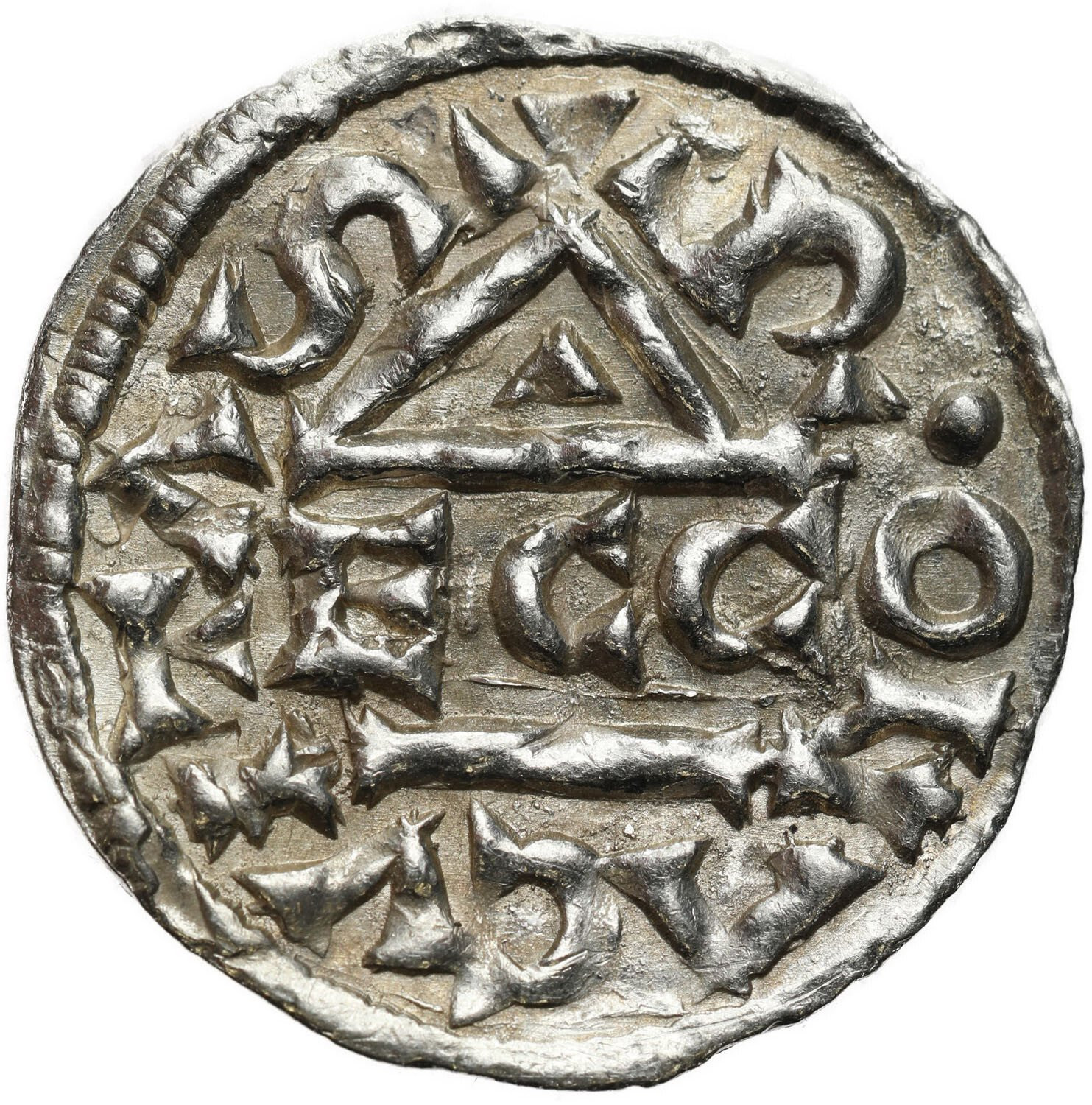 Niemcy, Bawaria - Ratyzbona. Henryk II Kłótnik (985–995). Obol - PIĘKNY i RZADKI
