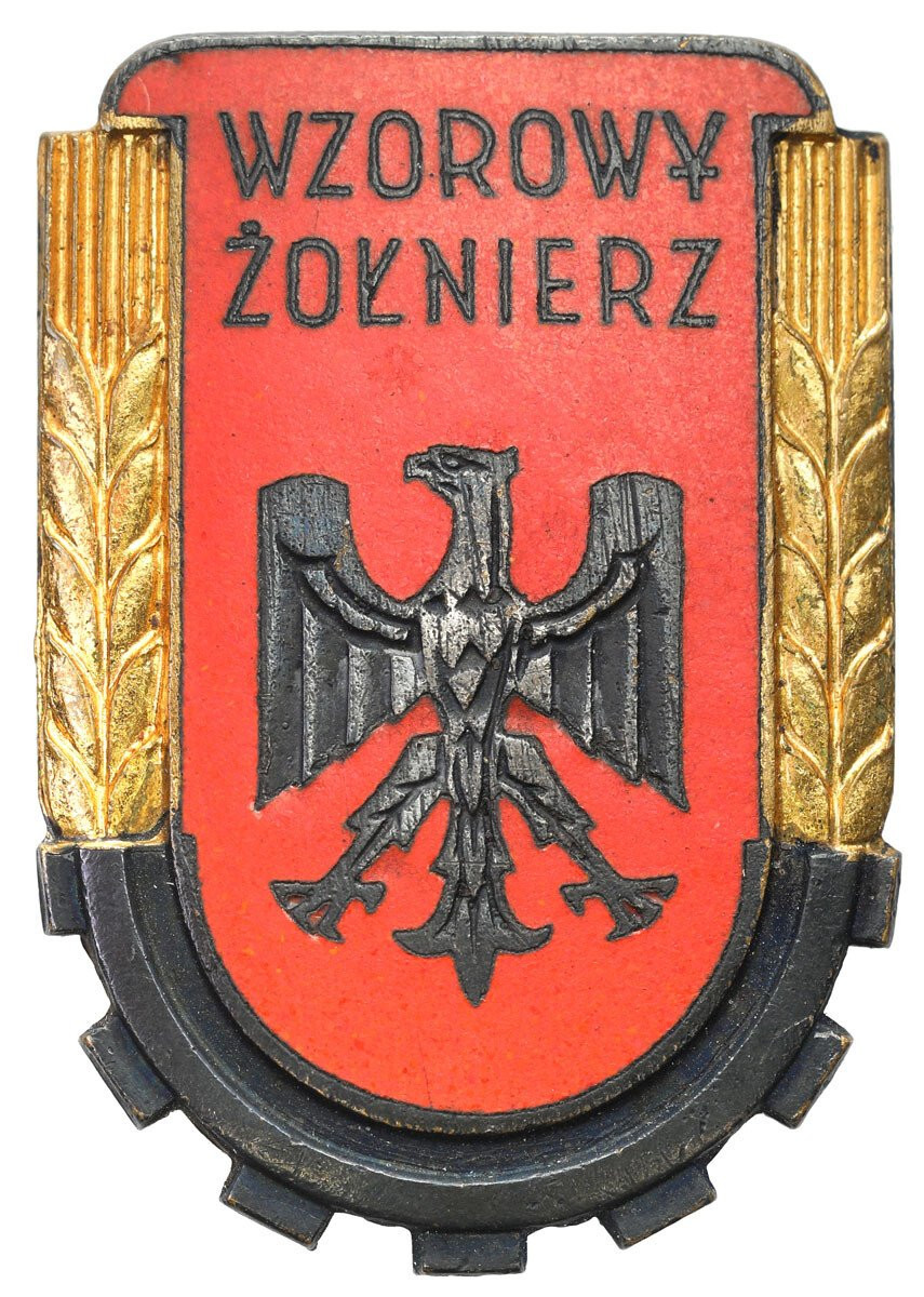 PRL. Odznaka Wzorowy Żołnierz 