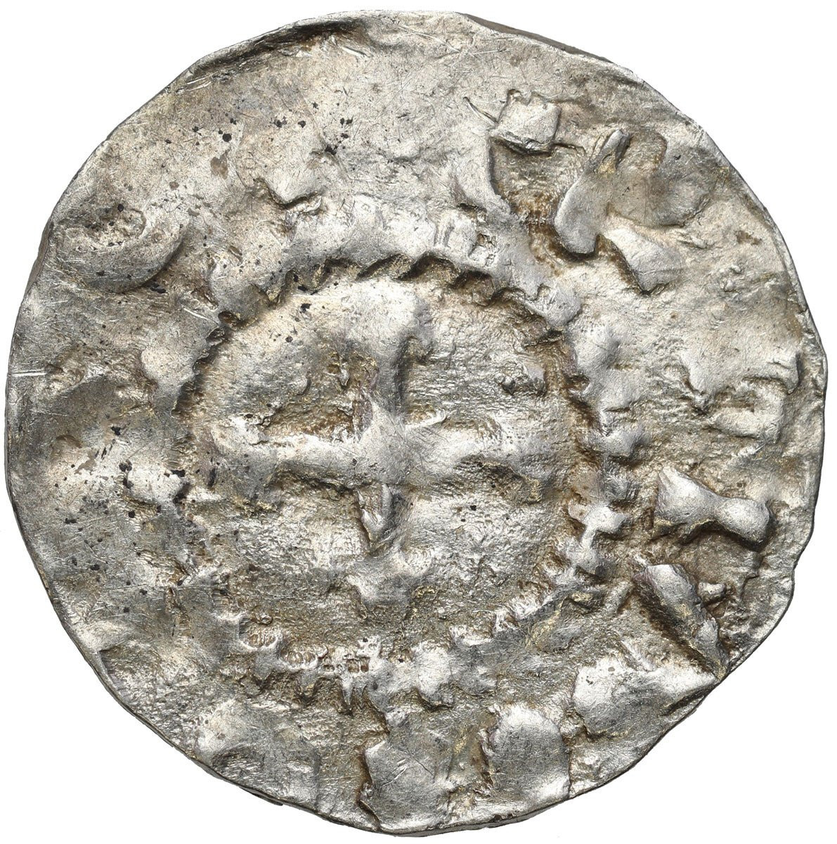 Niemcy, Szwabia – Strasburg. Otto III (983–1002). Denar 983-1002 